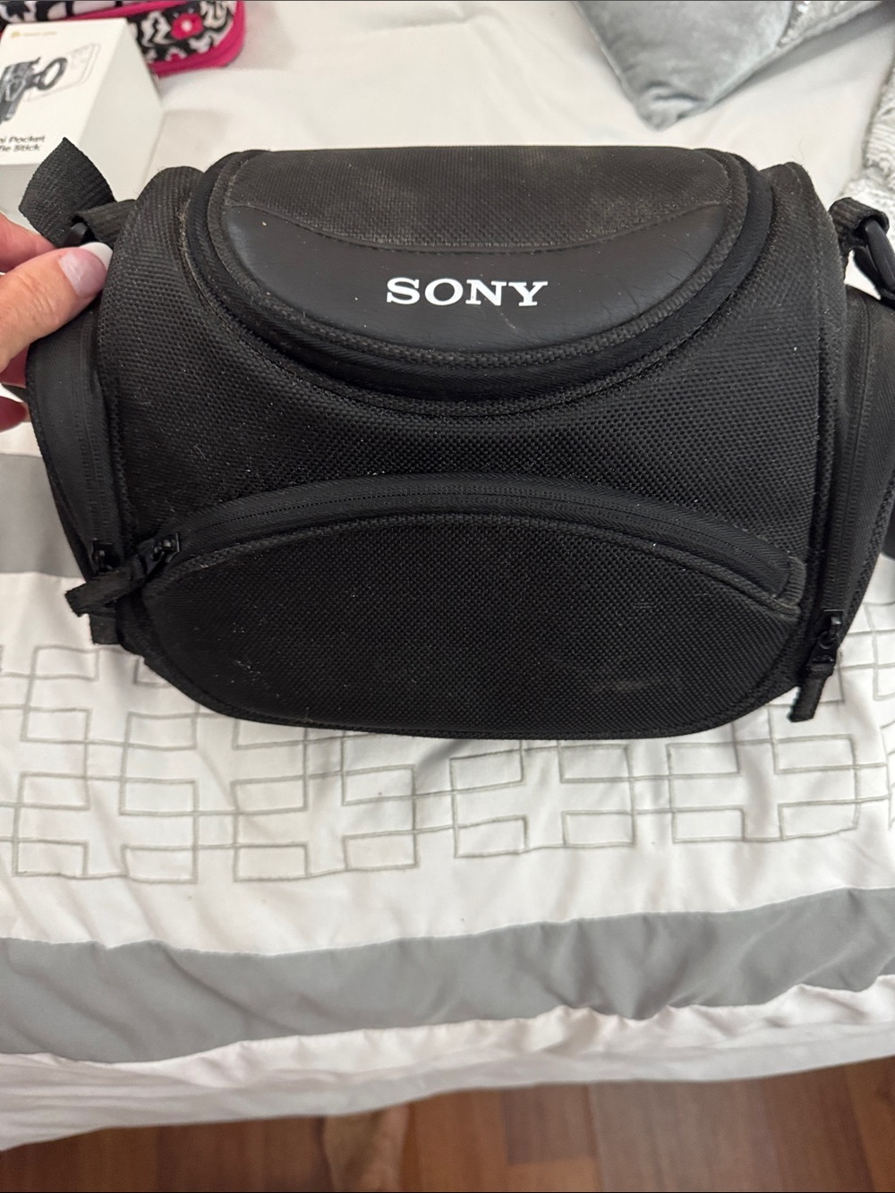 Sony Black Compact Shoulder Camera/Travel Bag
